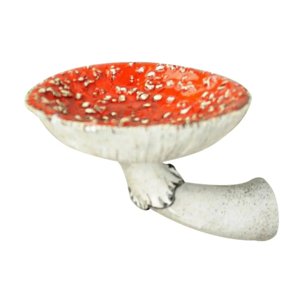 Mushroom Wall Shelf - Creative Home Decor, Multi-functional Wooden Organizer with Candle Holder