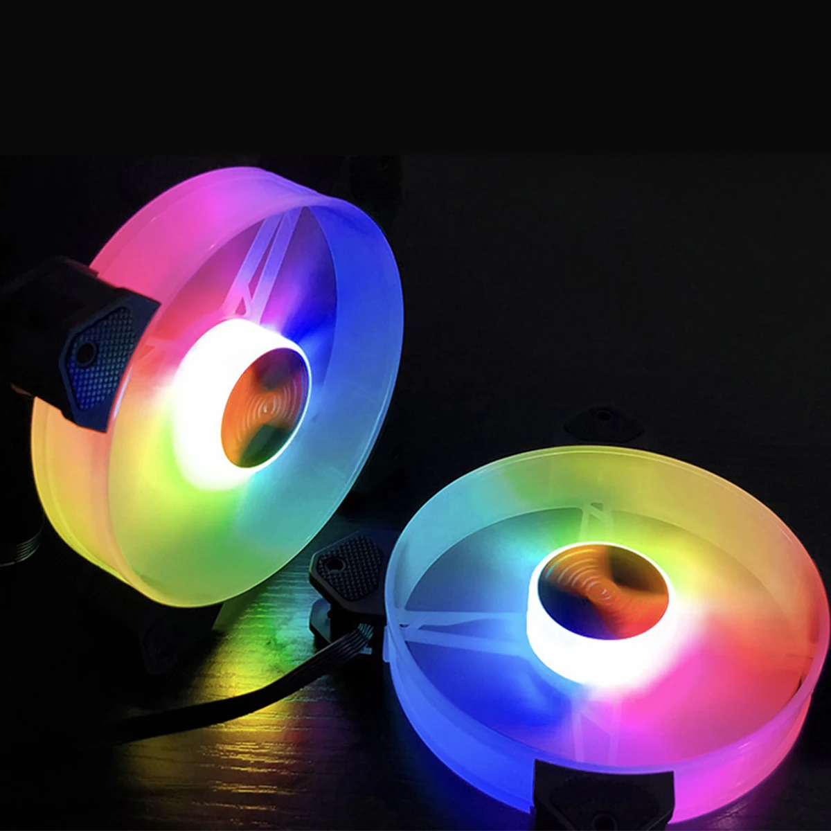 

3 Pcs Computer Cooling Fan Low Noise Rgb Fans Symphony Case Standard Controller