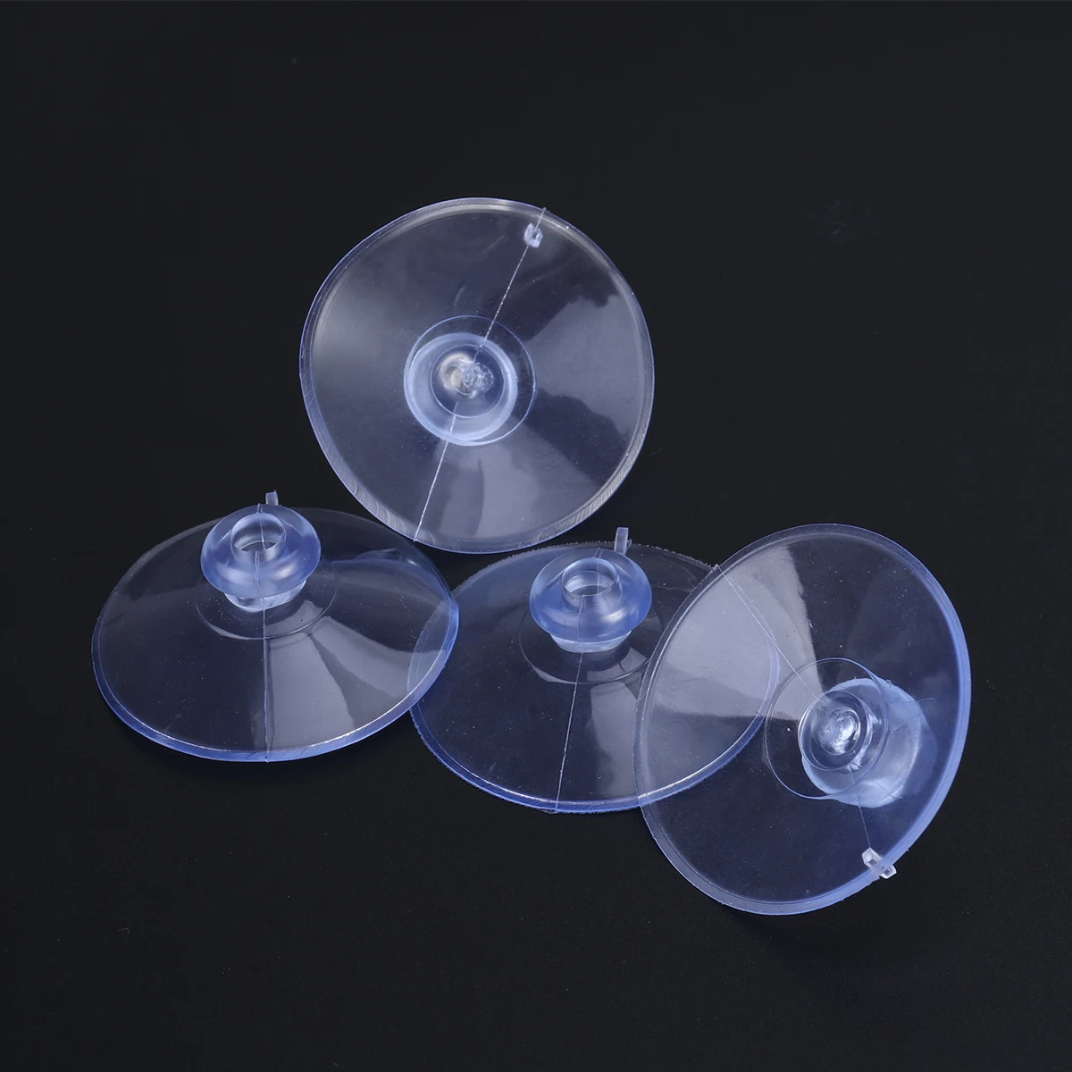 

50 Pcs Suction Cups Clear Mushroom Head Kitchen Window Pads without Hook Easy Stick Remove Home Storage Organization Projects