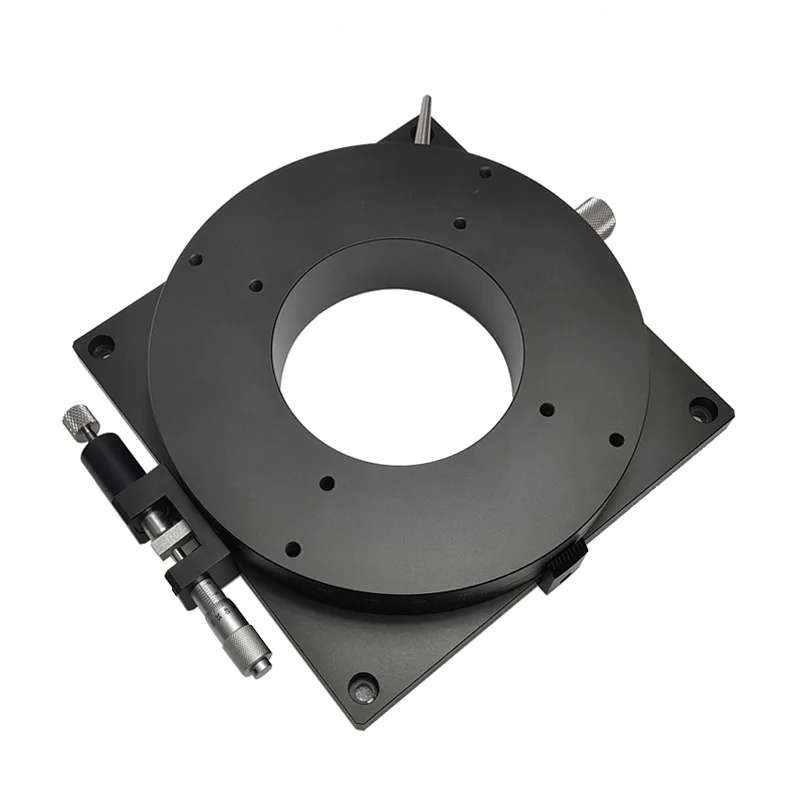PT-R160 Manual Hollow Rotation Stage 360 Degree Fine Tuning Rotating Platform for Precision Applications
