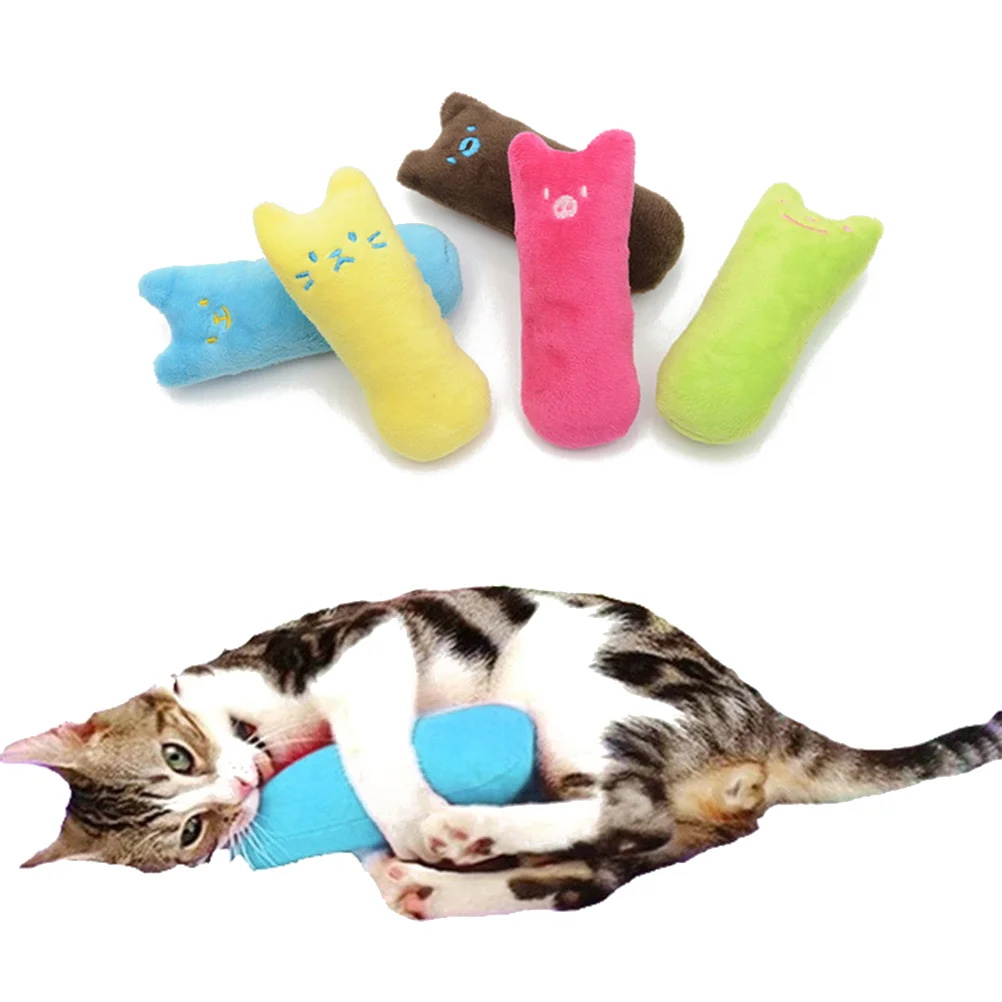 Creative Cat Scratching Toy Cat Chew Toys Teeth Grind Claws Pillow with Catnip (Light Green) pet toy cat toy