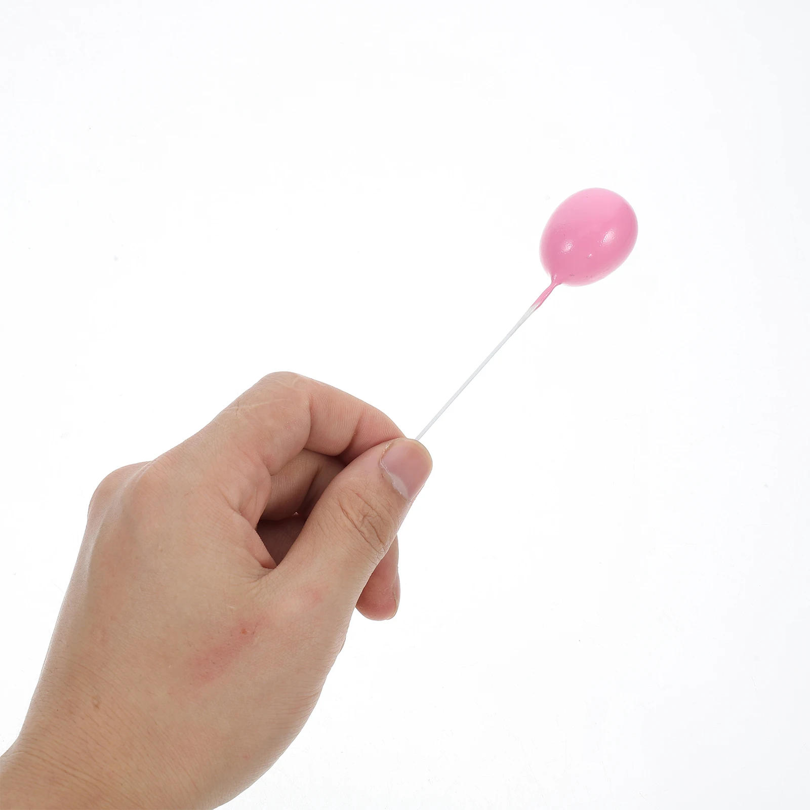 

12 pcs Birthday Cake Topper Cupcake Picks Balloon Shaped Foam Material Safe Easy Photo Prop Dessert Toppers