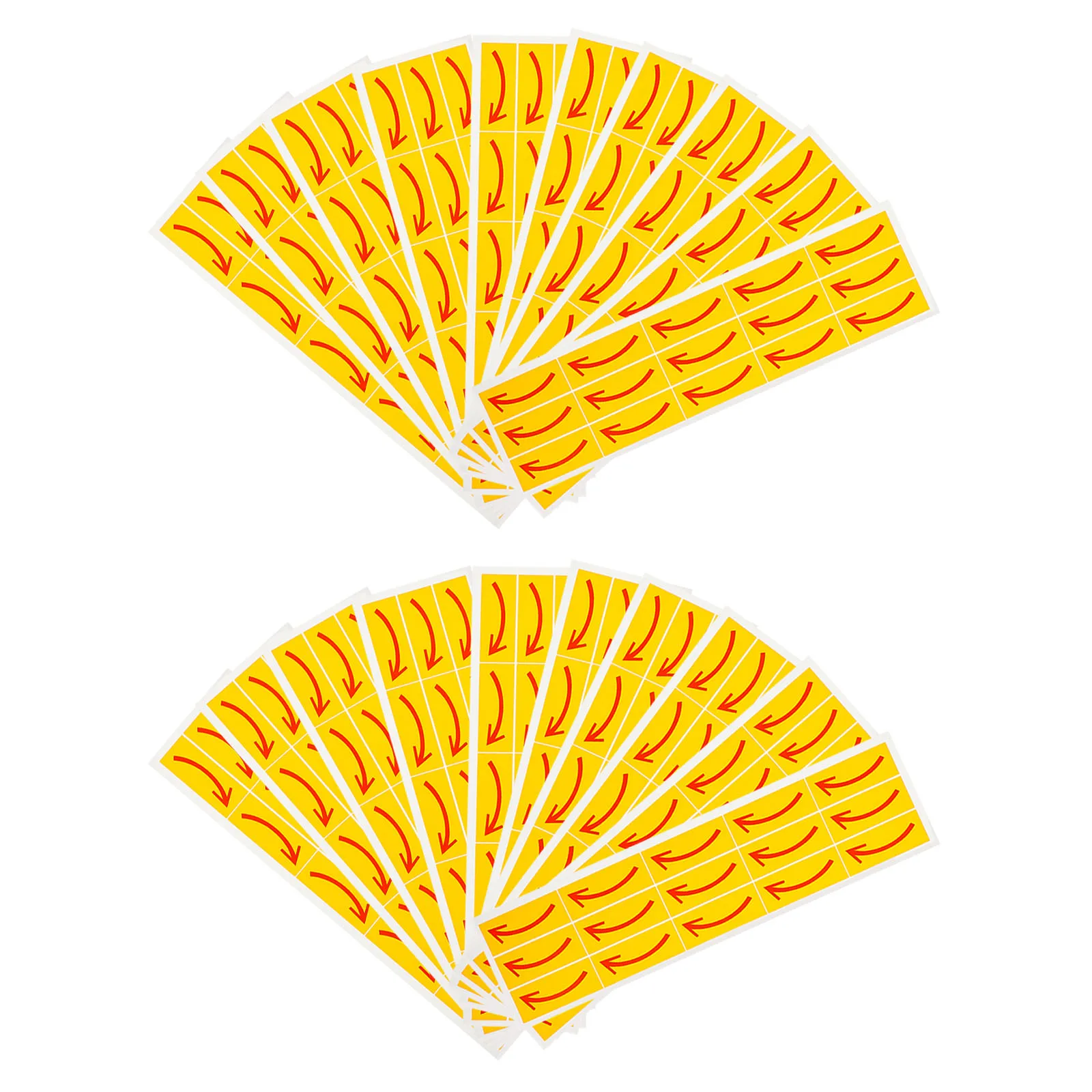 

20Pcs Wall Arrow Sticker Removable Indication Decal for Direction Safety Warning Sign in Warehouse Classroom Hallway Parking