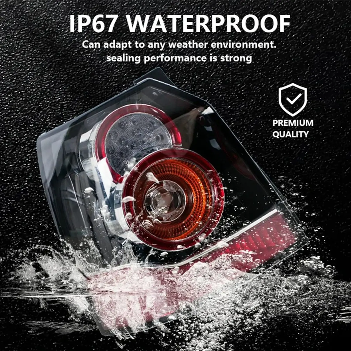 

Lively- Right Rear Tail Light Stop Brake Lamp LR039796 for Land Rover Freelander 2 2013-2016 Signal Indicator Lamp