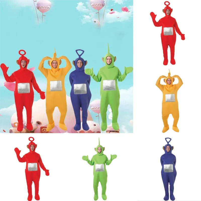 Disfraz de Cosplay de la Serie Teletubbies, Ropa para Fiesta de Cumpleaños, Disfraz de Personajes Lindos para Actuaciones