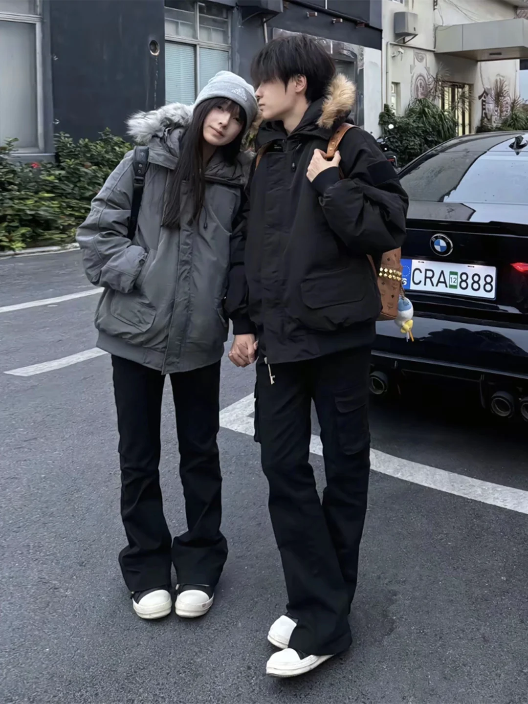 

Американская рабочая парка из хлопка, утепленная зимняя куртка с меховым воротником для мужчин, повседневная молодежная модель Cleanfit