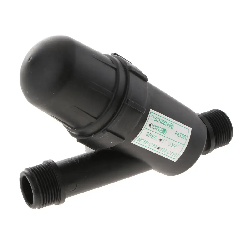 Plastic Disc Filter Irrigation Black Separator Water Filter for Drip Irrigation Systems Vegetable Garden