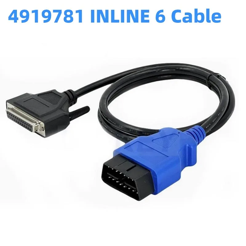 

Кабель OBD2 16-контактный на DB25-контактный для дизельных грузовиков с рядным расположением 6 цилиндров, адаптер Deutsch, штекер 16-контактный на гнездо DB25-контактное, разъем OBD