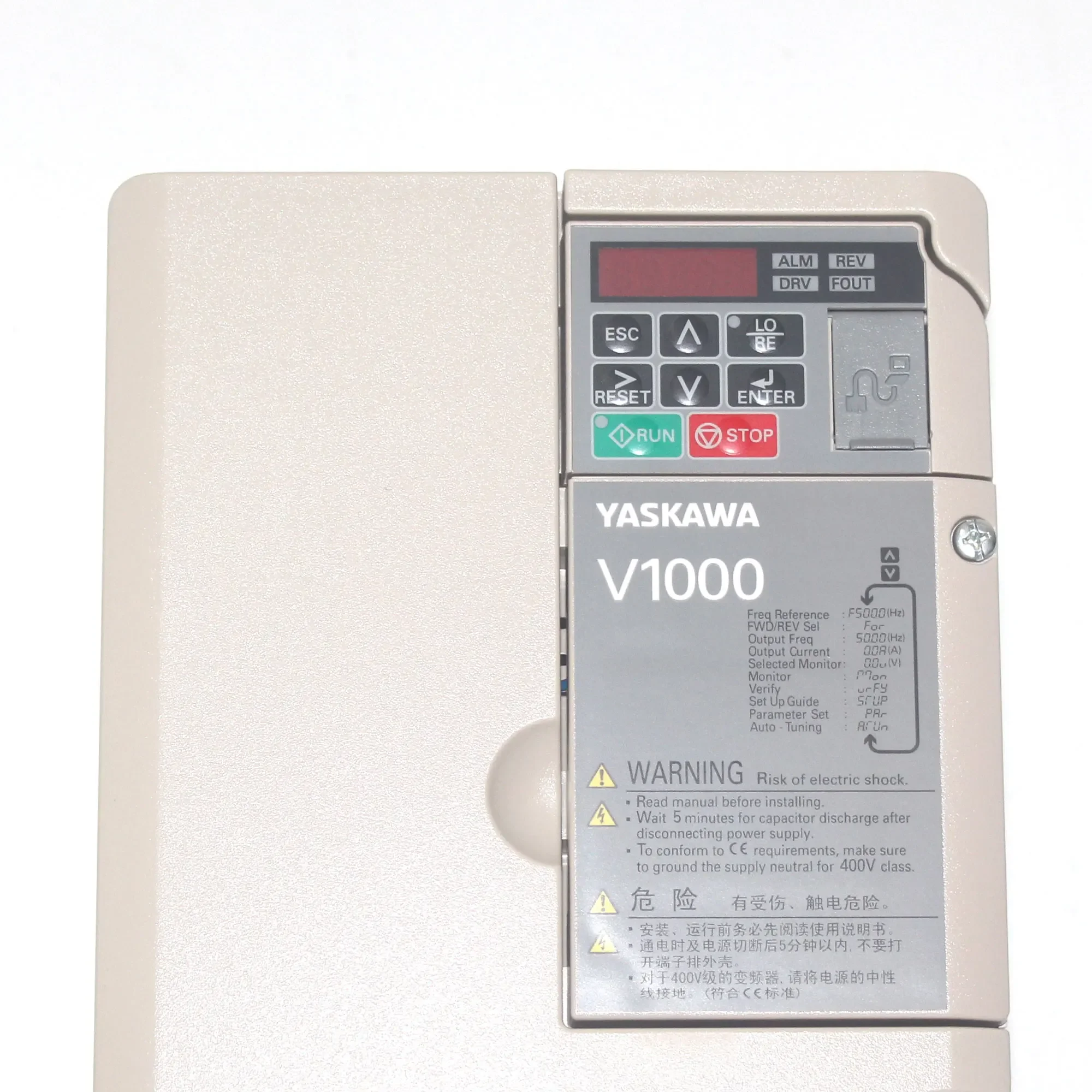 Escalator Accessories 7.5KW/5.5KW Yaskawa Inverter V1000 Series CIMR-VB2A0030FBA New
