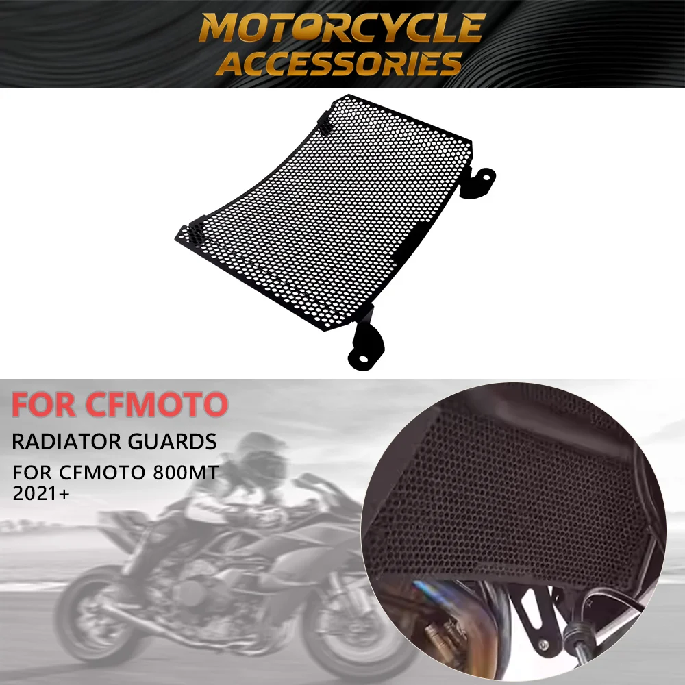 

800Mt 800Mt Motorcycle Radiator Cover Motorcycle Grille Guard Water Tank Radiator Cap Protector Net For CFMOTO 800MT 800Mt