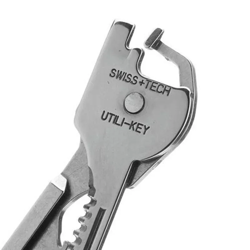 FATCOOL-Mini Multitool Keyring Alicate, 6 em 1, Ferramentas-Chave, Chaveiro, Camping, Sobrevivência, Resgate, Ferramentas de bolso