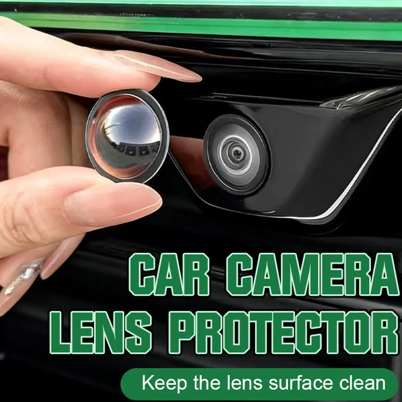 

2pcs Universal Car Camera Lens Protector,Rear View Backup Camera Cover,360° Camera Protection,Anti Scratch Waterproof
