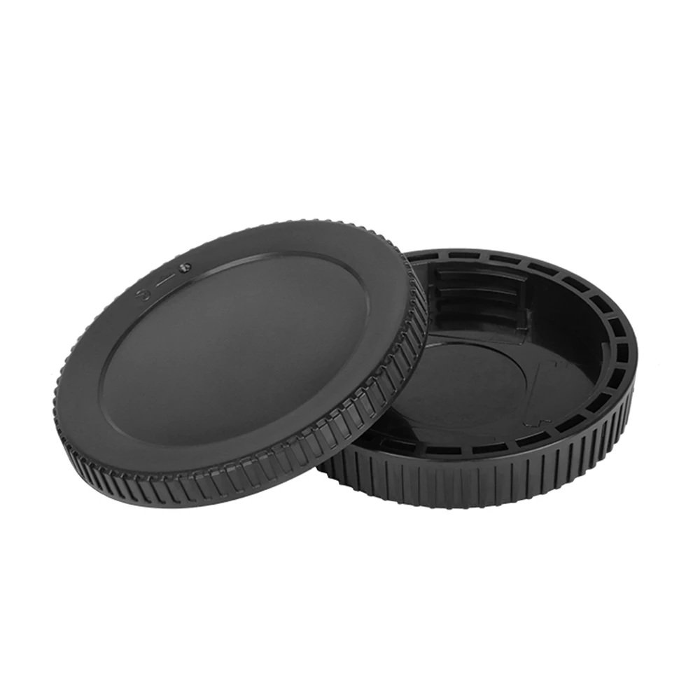 For Nikon Z mount Lens Rear Cap + Camera Body Cap Plastic Black Lens Cap Cover Set No Logo for Z5 Z6 Z7 Z9 Z50 etc