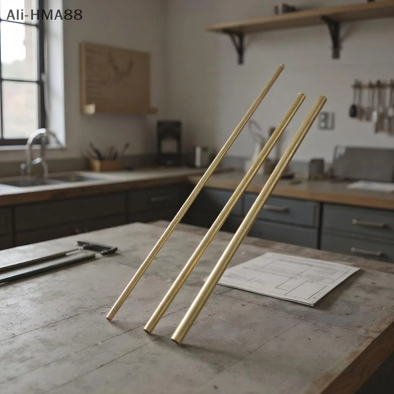 Tabung Kuningan Diameter 2/3/4/5/6Mm Panjang 500Mm 0.5Mm Pipa Bulat Tabung Batang Kuningan Pembuatan Model Alat Pemotong