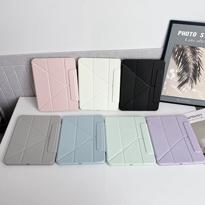 Premium Solid Color Fashion Sweet Niche Tablet Case For iPad Pro 13 11th A16 12.9