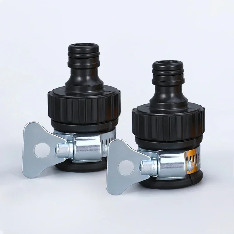 1PCS Universal Durable Plastic Water Faucet Adapter Quick Connect Hose Fitting for Car Wash Garden Irrigation