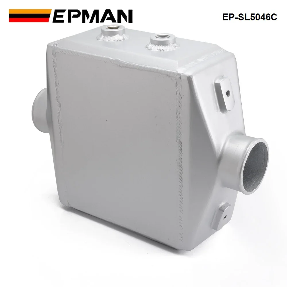 EPMAN Universal Aluminum Water-to-Air Liquid Racing Intercooler Core: 250 X 220 X 115mm Inlet/Outlet: 3