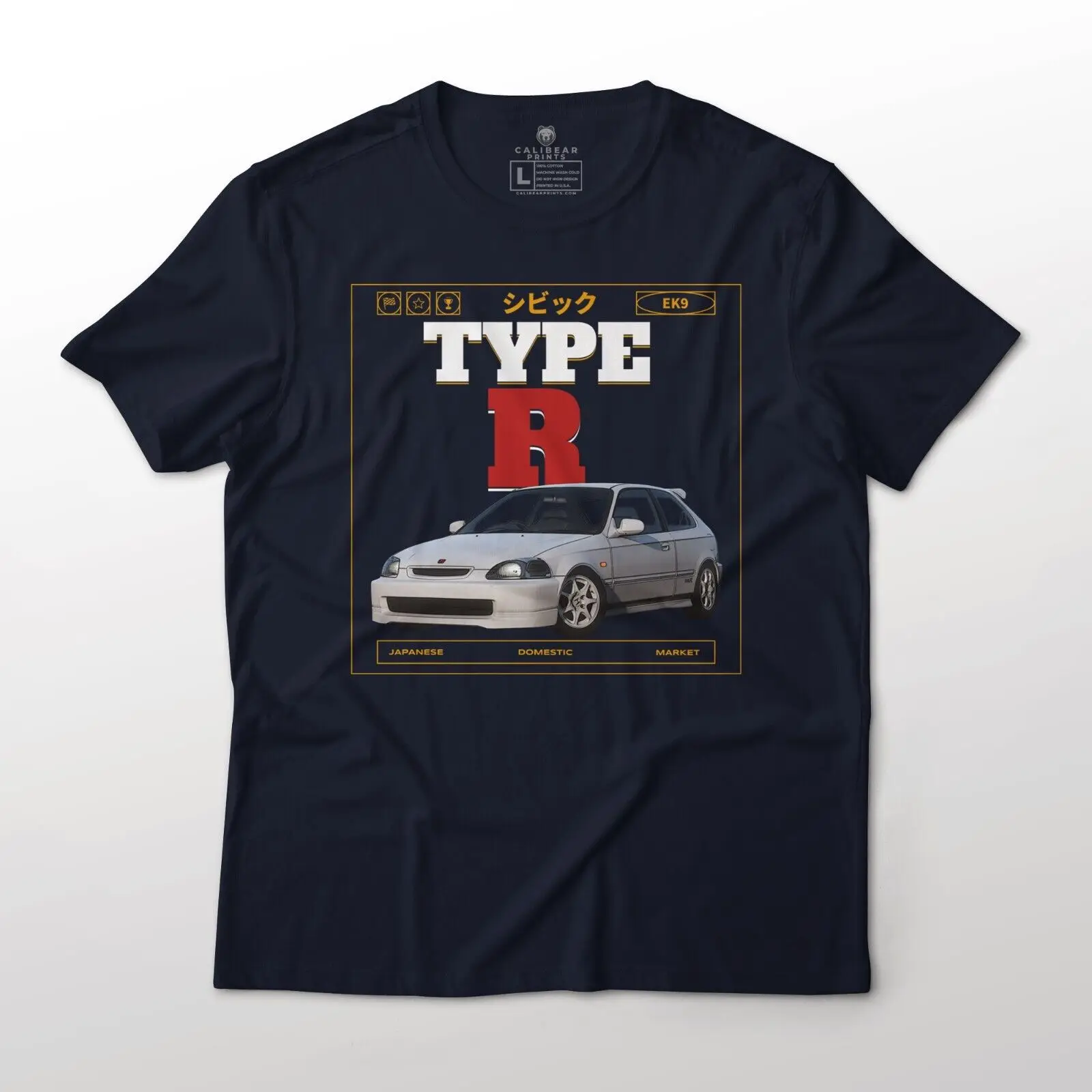 Civic Type R EK9 Hatchback JDM Aesthetic Graphic Art T-Shirt