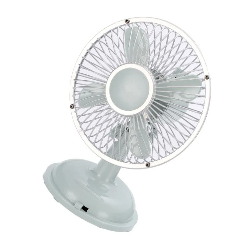 G6DD Desk Fan 2 Speed USB/AA Battery Adjust Oscillating Table Fan Gift Choice
