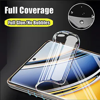 4-1 ks pro Realme 11 10 10S 10T 9 9i 8 8i 8S 7 7i Pro Plus Pro+ Speed Global Screen Protectors HD Hydrogel Film pro Realme 11Pro+ 12 nejlepší prodej realme 10 pro plus verze globální - №7