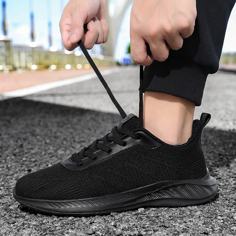 Men's net cloth shoes 2026 summer new breathable running shoes men's light sports walking shoes non-slip men's casual shoes view 4
