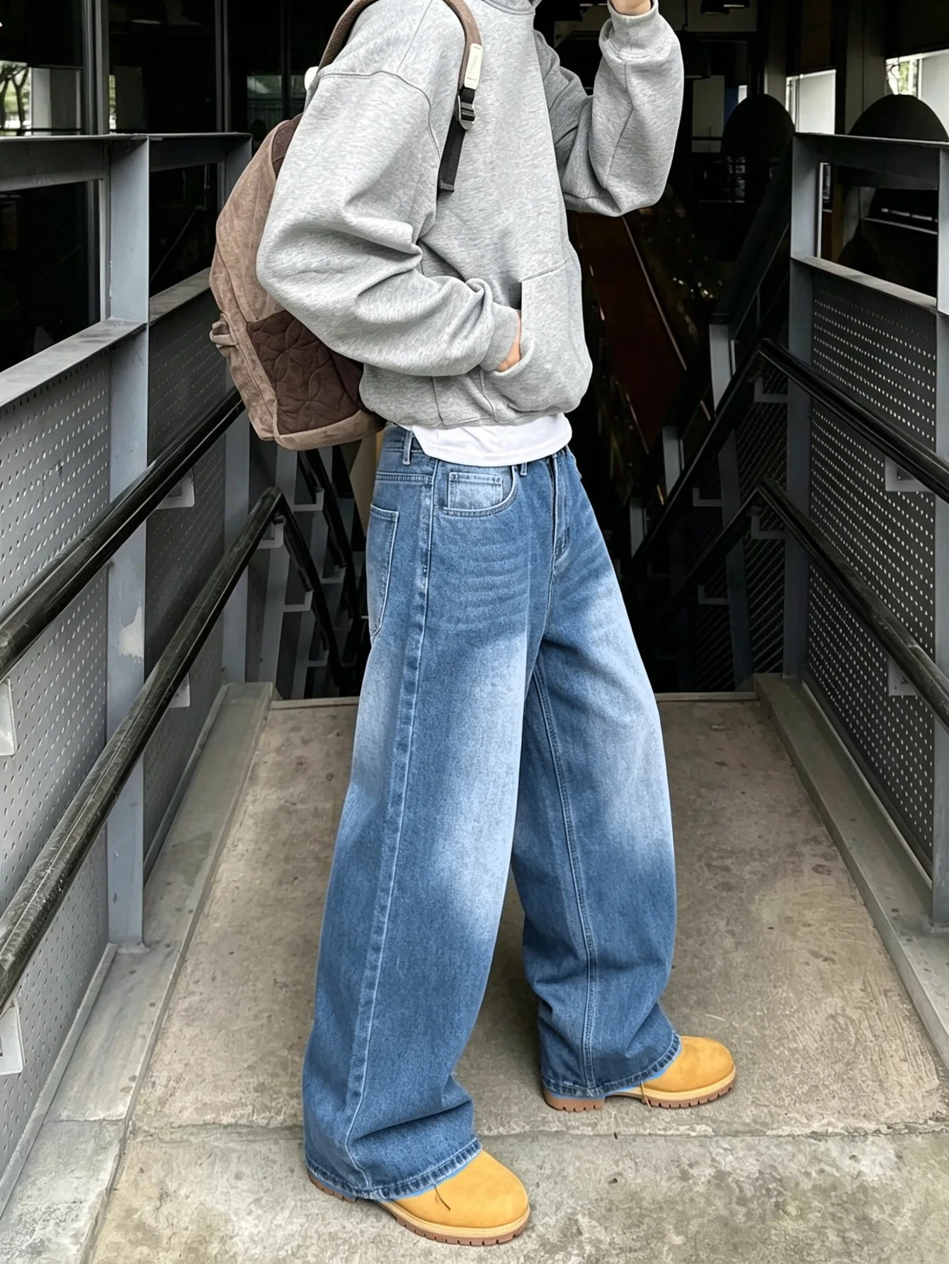 Blue Jeans For Man Slim Y2K Drip Style Classic Blue Denim Jeans Pant Daily Casual Street Wear JEANS pants for woman
