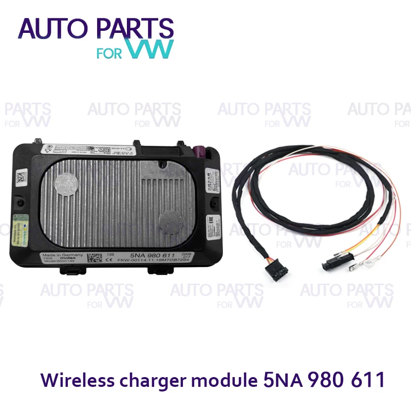 

Wireless Charger Module and Gear Shift Cover Black Shift Frame bracket For VW Golf 7 7.5 Tiguan 5NA980611