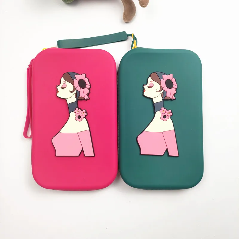 النساء النظارات الشمسية حقيبة التخزين المحمولة نظارات حقيبة التخزين مكافحة قطرة مستحضرات التجميل سيليكون تخزين Bagcan شنق مقاوم للماء G6