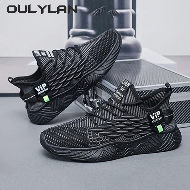 Men's Sneakers 2024 Summer Trendy Men Running Shoes Outdoor Sports Mesh Breathable Sneaker Fashion Casual Comfortable Shoes