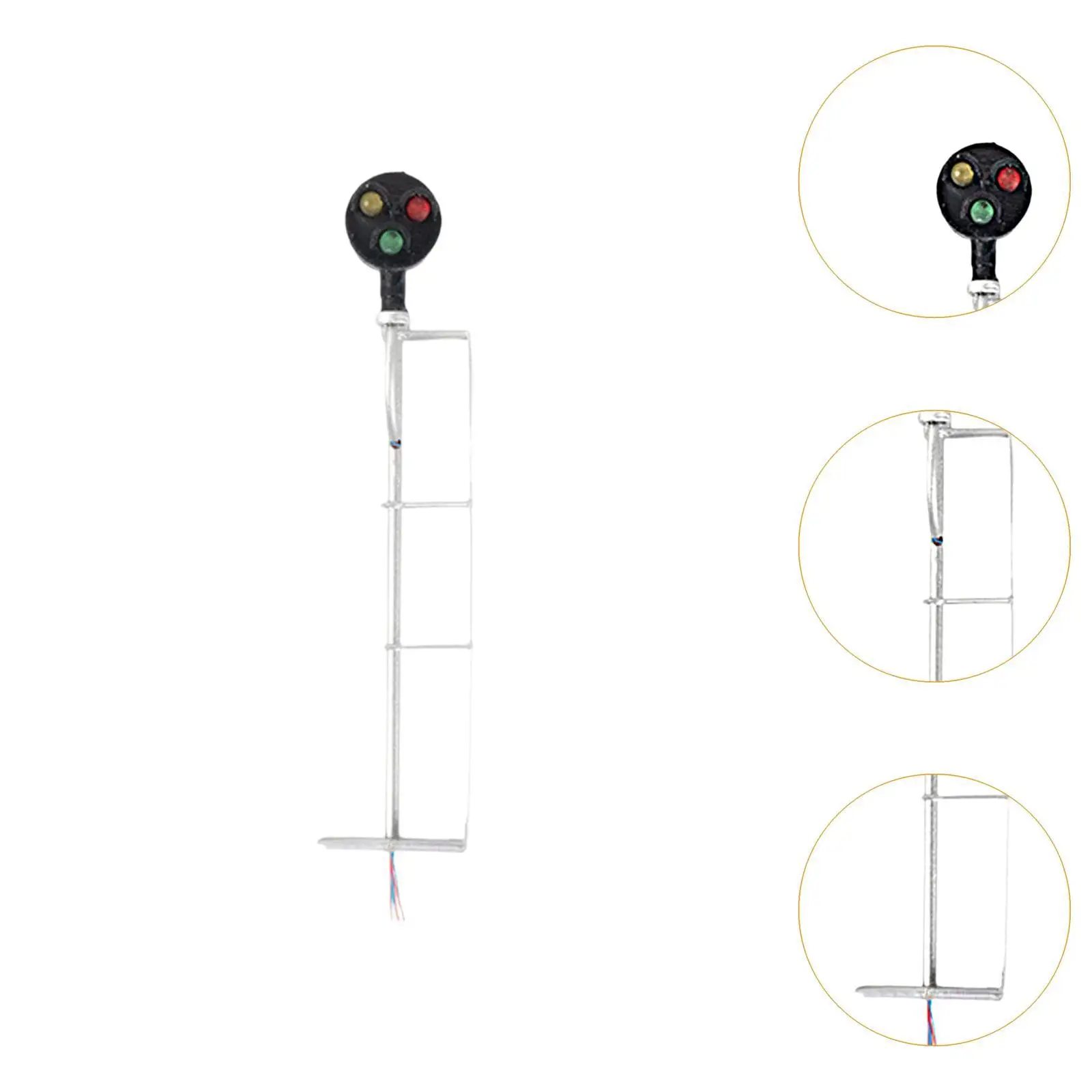 Сигнальная лампа поезда, простая установка, масштаб 1:87, для фона модели сцены