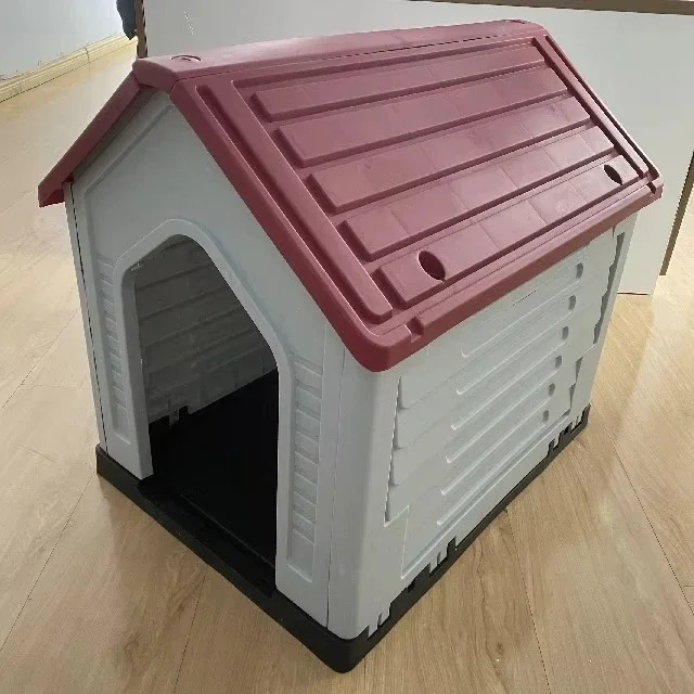YIWAN Hot Sale Easy to Assemble and Clean Dog Houses Outdoor Dog Kennel Foldable Plastic Houses for Pet Cat Dog Pet House