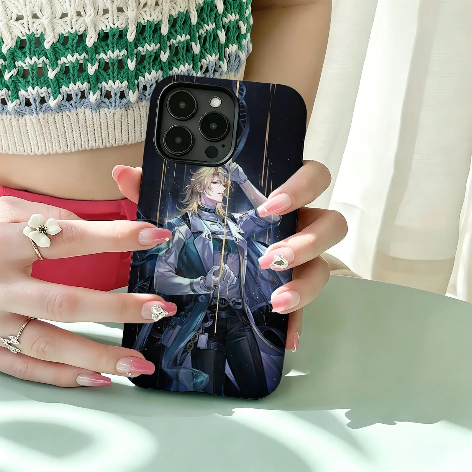 Phone Case For iPhone17 16 16e 15 14 13 12Plus Pro Max Glossy Magnetic Film Case Wuthering Waves LUUK HERSSEN view 2