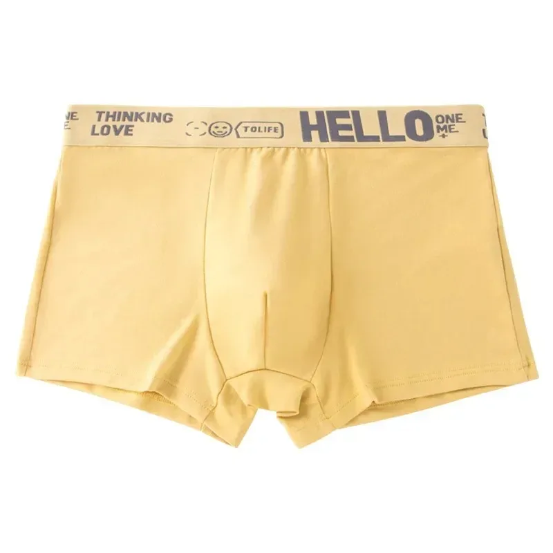 

Men's Panties Soft Cotton Boxers Comfortable Breathable Underwear Teenagers Sports Underpants Men's Underwears