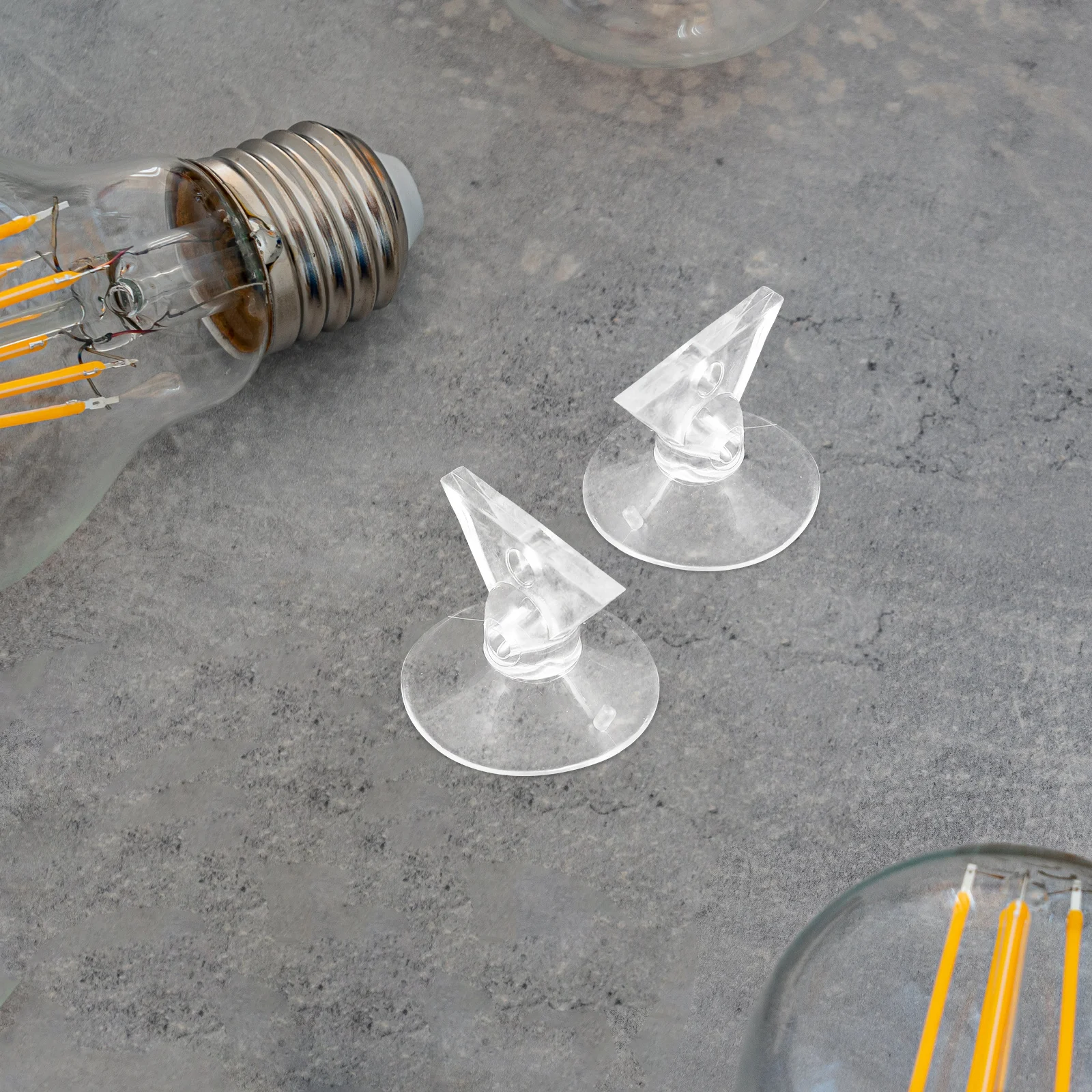 

10Pcs Durable High Reach Light Bulb Changer Plastic Suction Cup Removal Tool For Mini Track Lights