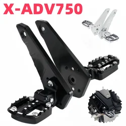 Motorcycle Accessories For HONDA X-ADV 750 XADV750 X-ADV 750 2021- 2024 2025 Foldable Passenger Footpegs Rear Foot Pegs Footrest