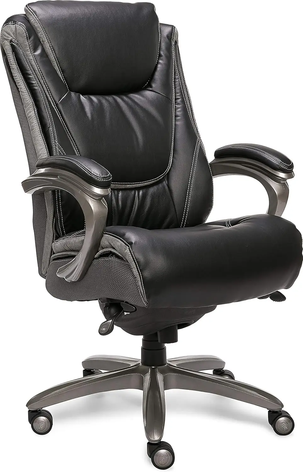 Serta Big And Tall Smart Executive Office Comfortcoils, Ergonomic Computer Chair With Layered Body Pillows, Big & Tall,