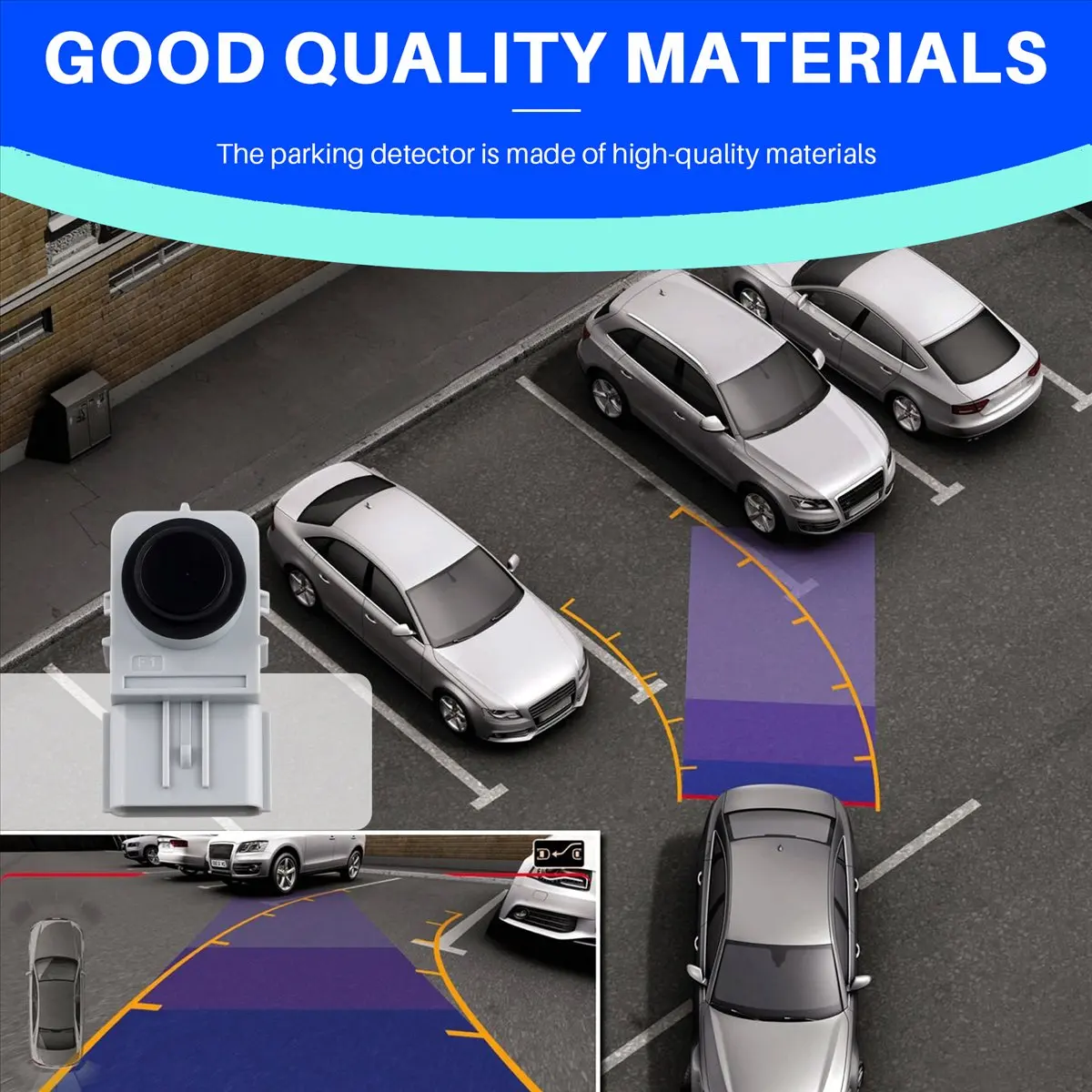Compatible Car Reversing Radar Sensor 95720-2W000 for 2015-2017 I20 Soul Parking Assist Radar Sensor
