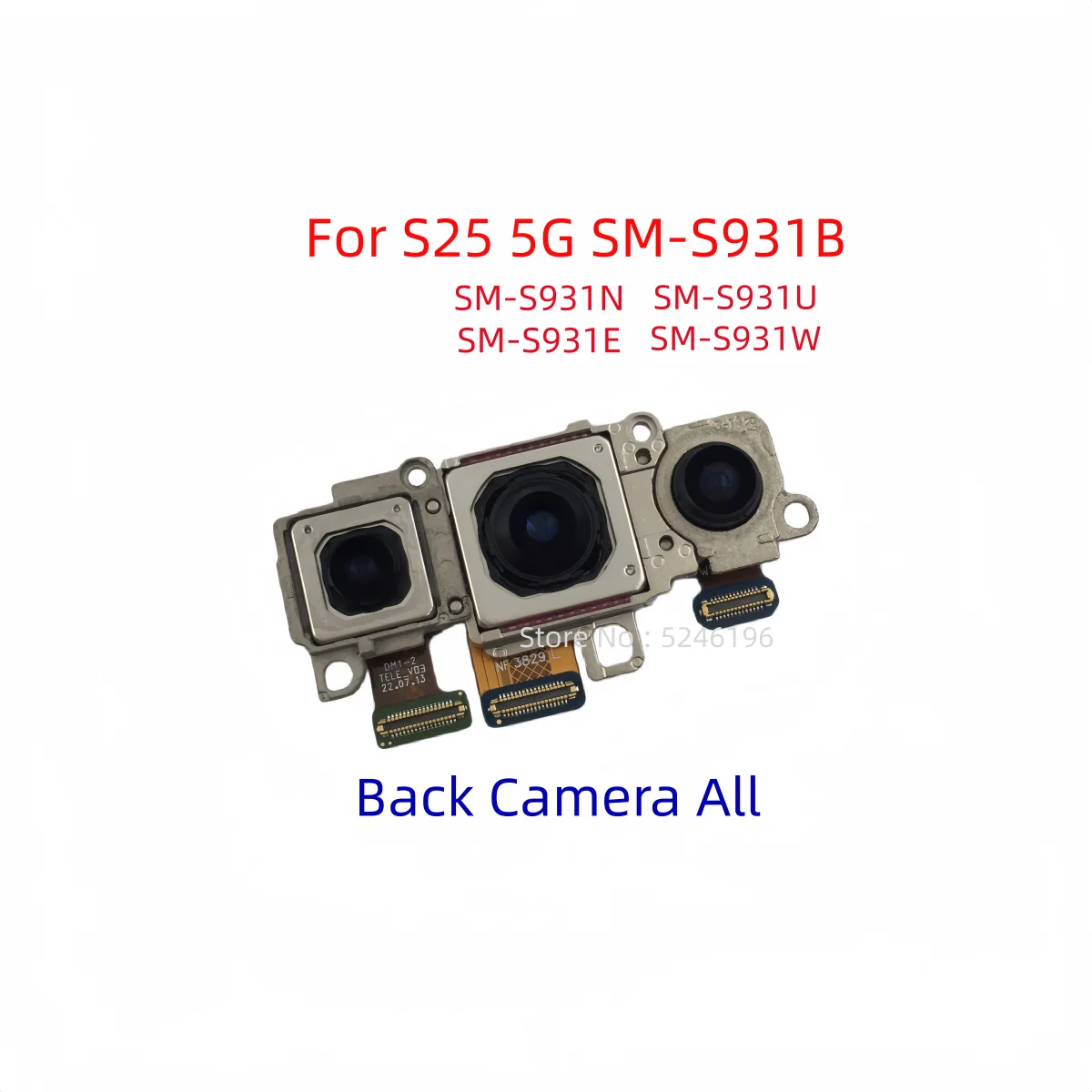 1pcs Back big Main Rear Camera front camera Module For Samsung Galaxy S25 5G SM-S931B SM-S931N S931E SM-S931U S931W Replace Part