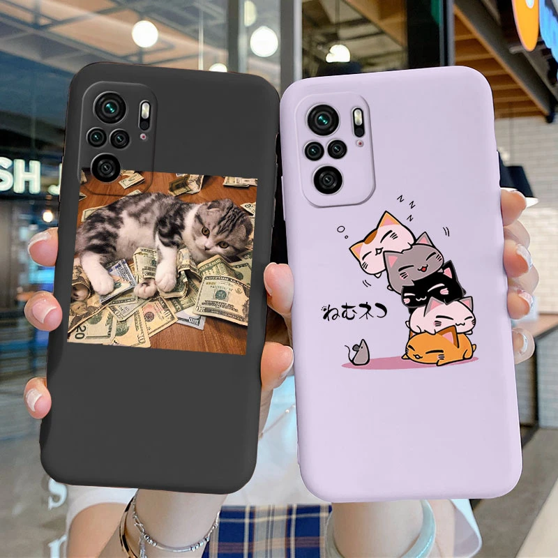 سيليكون حالة ل بوكو M5S PocoM5S M 5S الغطاء الواقي لينة TPU لطيف الكرتون القط البومة كوكه أكياس فوندا ل Xiaomi بوكو M5S