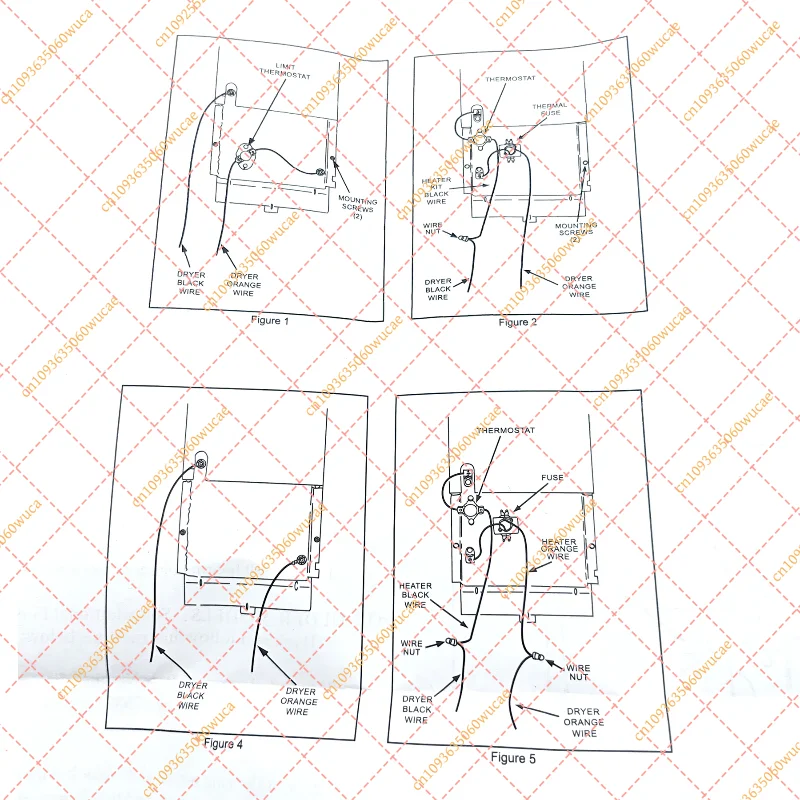 503978 Dryer Heating Element Kit Replacement - for  Whirlpool, Speed Queen, Amana (Replaces 61927, 503404, 510329, 510325P)