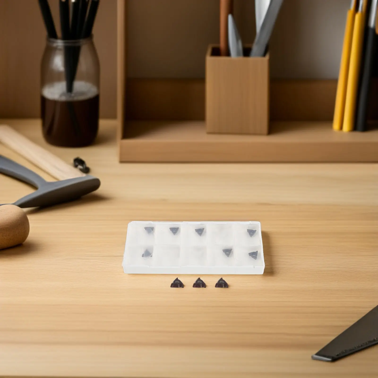 

10Pcs Carbide Lathe Inserts Cnc Turning Tools for Precision Metal Machining Chamfer Tools Pneumatic Chamfering Tool Inserts