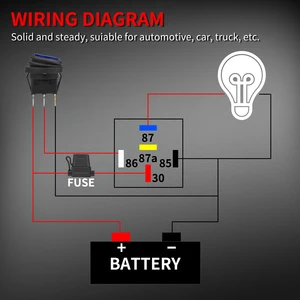 1PC SPDT 5 Pin Impermeável Auto Relé 12 V 40A Heavy Duty 14AWG 12 Volt Car Relé Kit Bosch Estilo e Arnês Set Para Automotive 8 principais vendas relevador bosch - №3