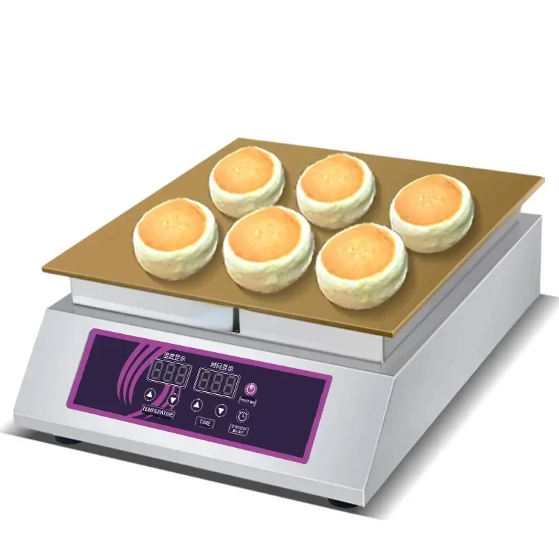 Shufulei Machine Commercial Dorayaki Muffin Machine Pure Copper Grilled Plate Intelligent Digital Display Snack Cuisine