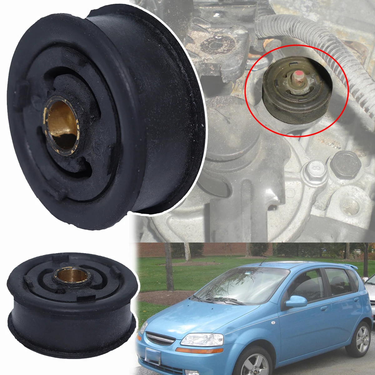 Gear Shift Lever Linkage Shifter Bushing Repair Kit For Chevrolet AveoT200 toyota corolla Hyundai Cerato Rubber Replacement Part