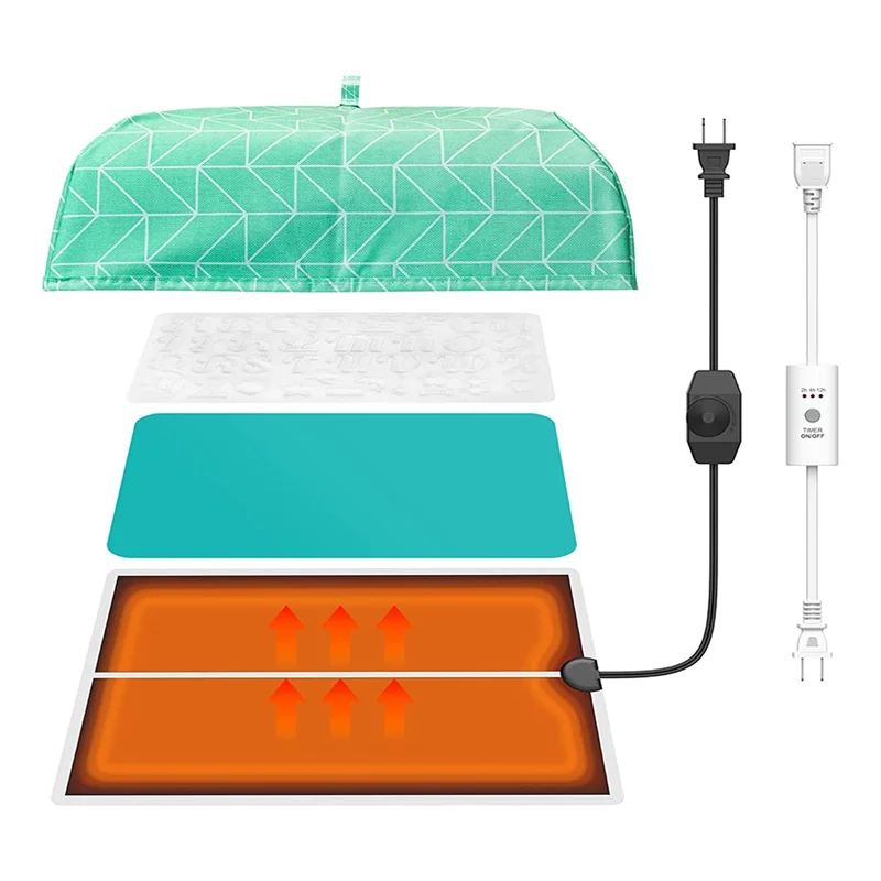 

AC23-нагревательный коврик для смолы, формы для смолы, грелка, машина для отверждения смолы для эпоксидных форм, вилка стандарта США