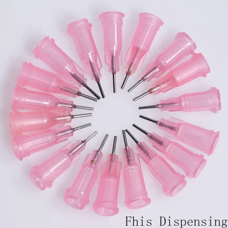 20G 1/4 Inch W/ISO Standard Precision Passivated S.S Dispense Tip with PP Safetylok Hub Glue Dispensing Needle Pack of 1000