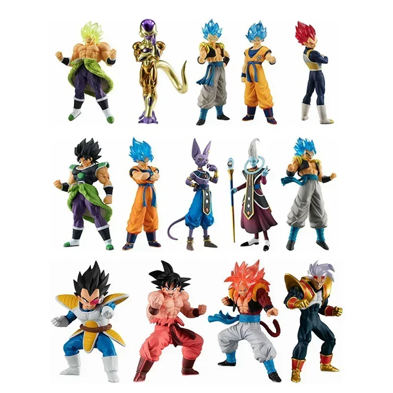 

Genuine Dragon Ball HG Gashapon Toys Son Goku Gogeta Broli Beerus Piccolo Vegeta IV Golden Frieza Action Figure Model Toys