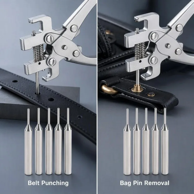 2/5 Pieces Replacement Pin for GOSO Remover Flip Key Fixing Tool Folding Key Split Pin Folding Key Disassembly Locksmith Tool - view 6