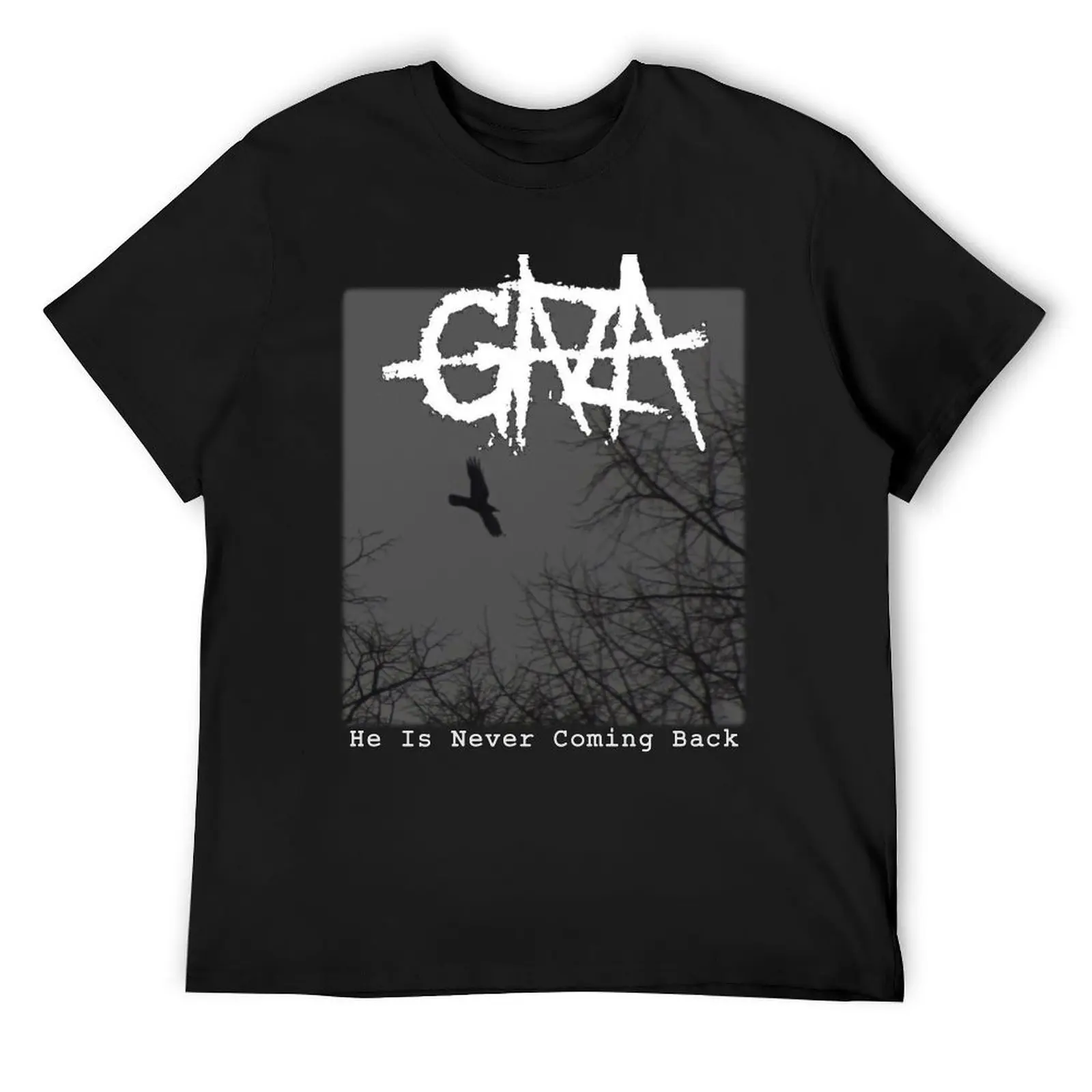 

Gaza - He Is Never Coming Back - Grindcore - Hardcore T-Shirt tops designer shirts oversizeds men tshirt