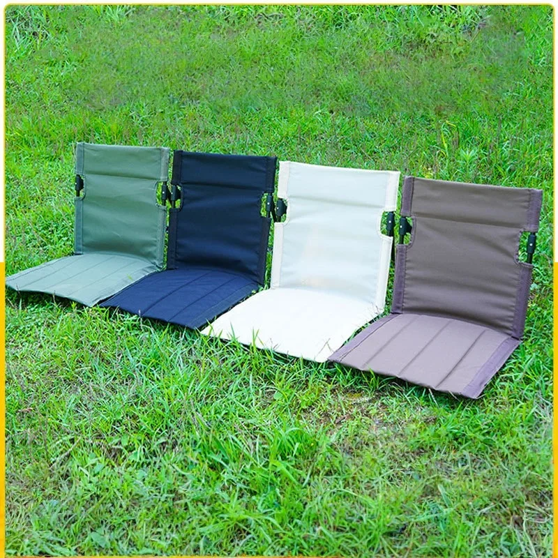 

1 шт., пляжное кресло с откидной спинкой для кемпинга, удобное кресло с откидной спинкой для лужайки, повседневное складное кресло, портативное одноместное кресло с ленивой спинкой